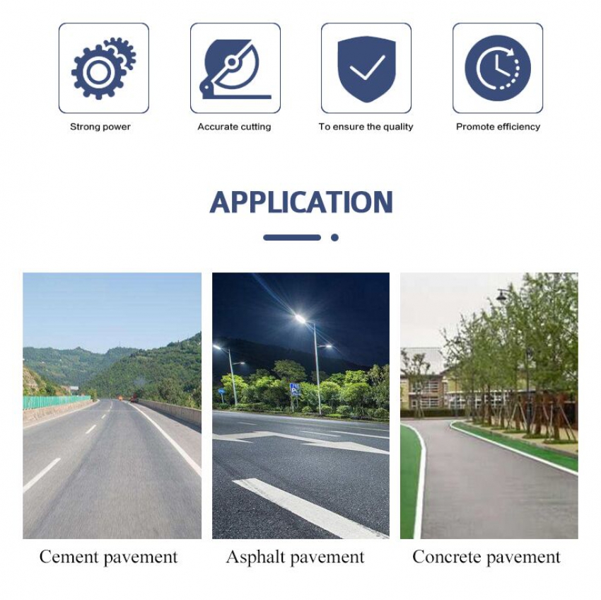 Máy cắt bê tông nhựa đường lớn Q1000 4