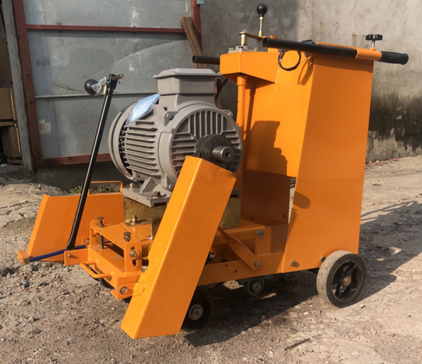 Máy cắt đường bê tông 120mm chạy điện 4KW 0