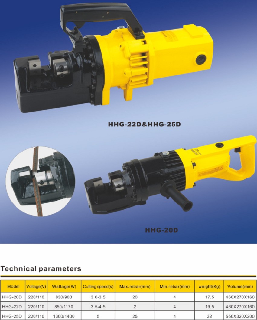Máy cắt sắt thủy lực max 20mm TLP HHG-20D 10
