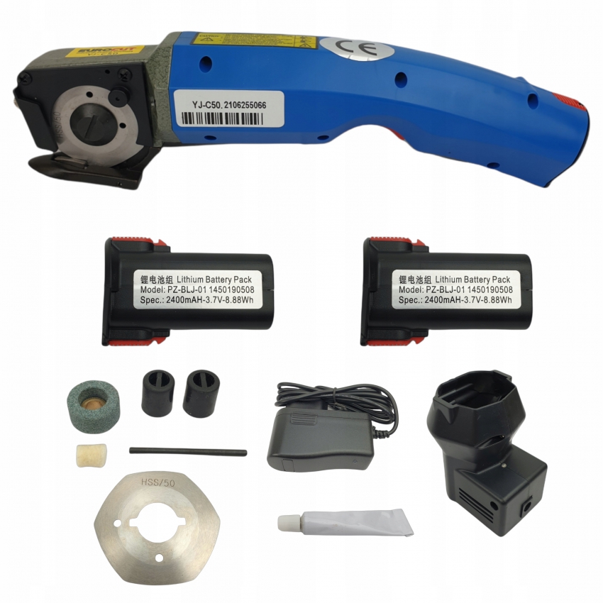 Máy cắt vải cầm tay chạy pin YJ-C50 8