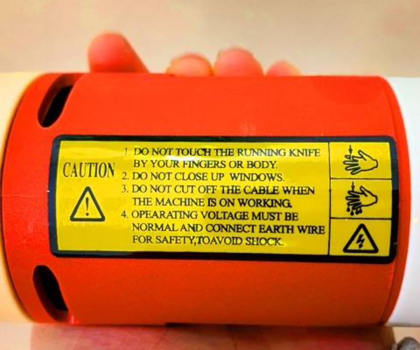 Máy cắt vải cầm tay DBK YJ-65 4