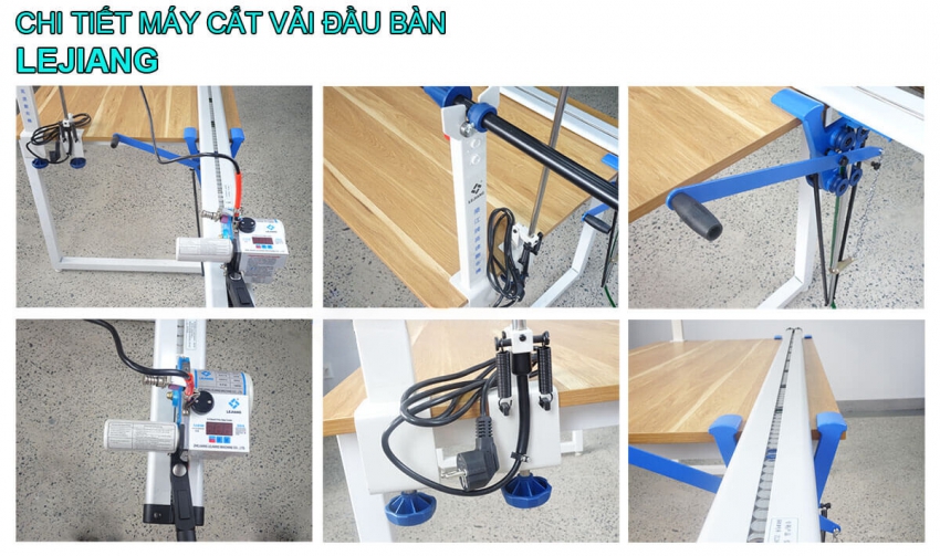 Máy cắt vải đầu bàn cơ Lejiang YJ-108D 2