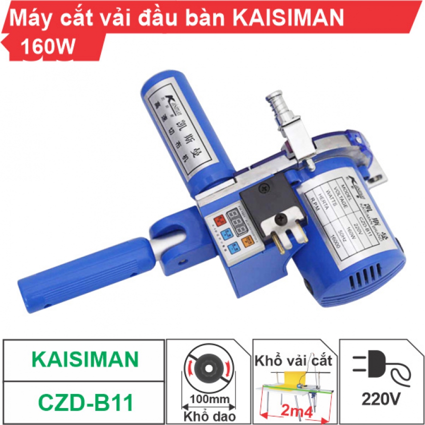 Máy cắt vải đầu bàn KAISIMAN đếm lớp cơ CZD-B11 0
