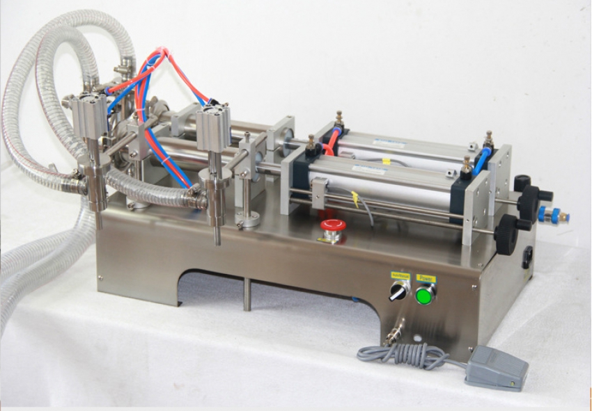 Máy chiết rót 100ml 2 vòi khí nén DBK100-2 1