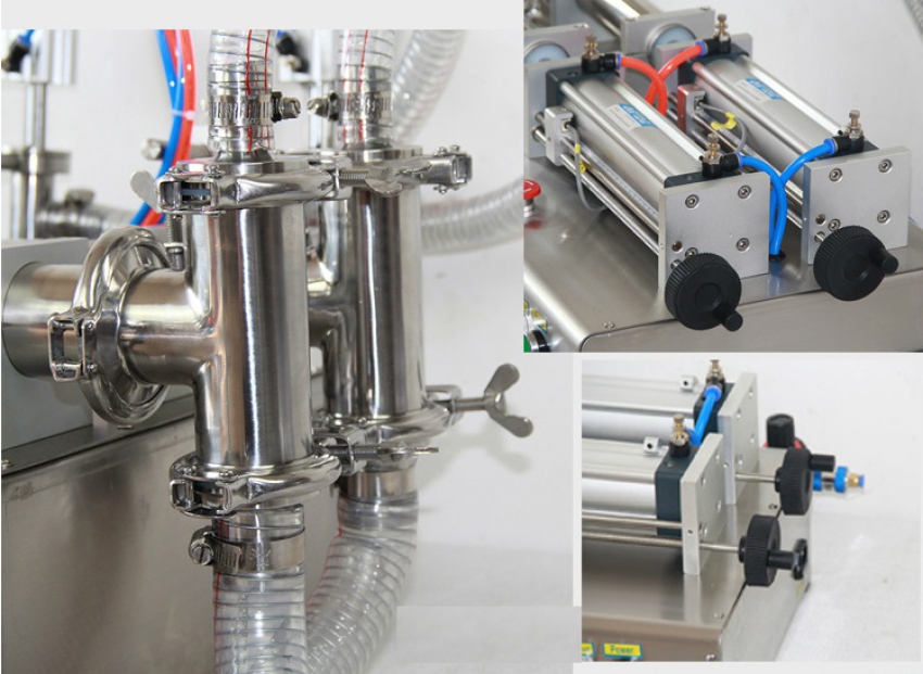 Máy chiết rót 3000ml 2 vòi khí nén DBK3000-2 2