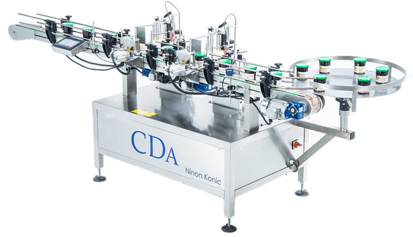 Máy dán nhãn chai tròn độ chính xác cao DBK LT10 0