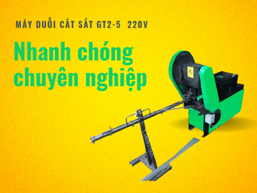 Máy duỗi cắt sắt GT2-5/220V 0