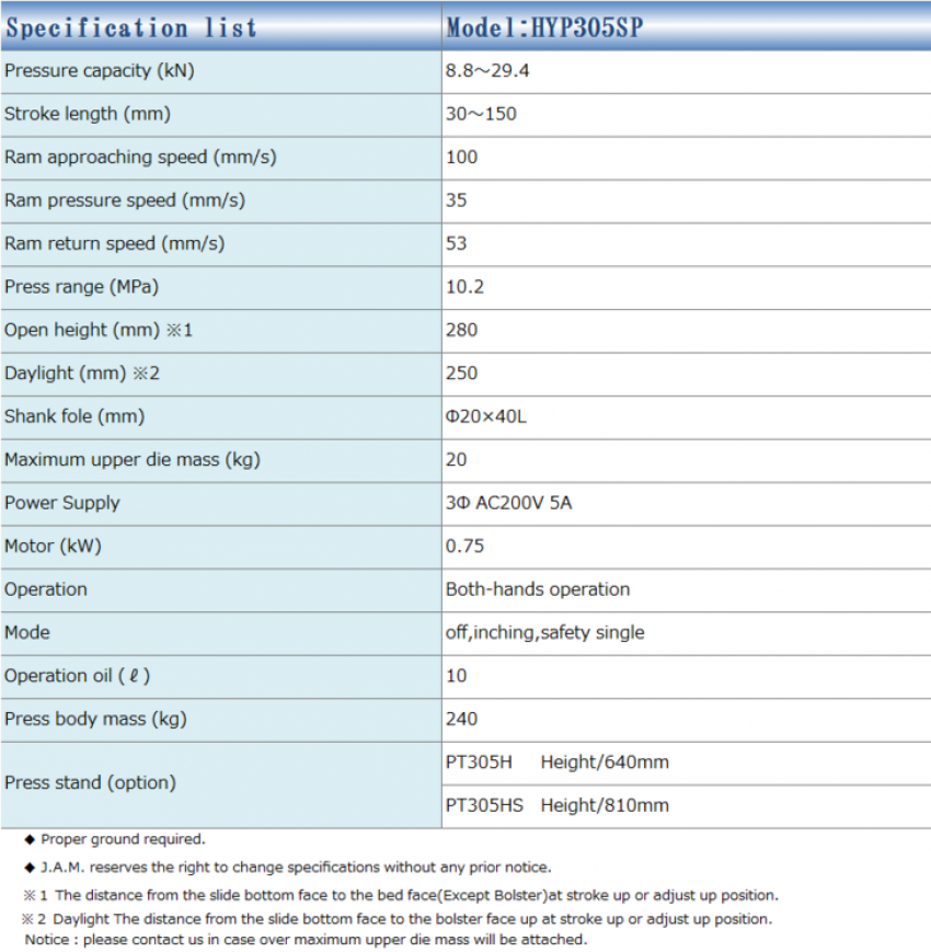 Máy ép thủy lực 3 tấn HYP305SP 0