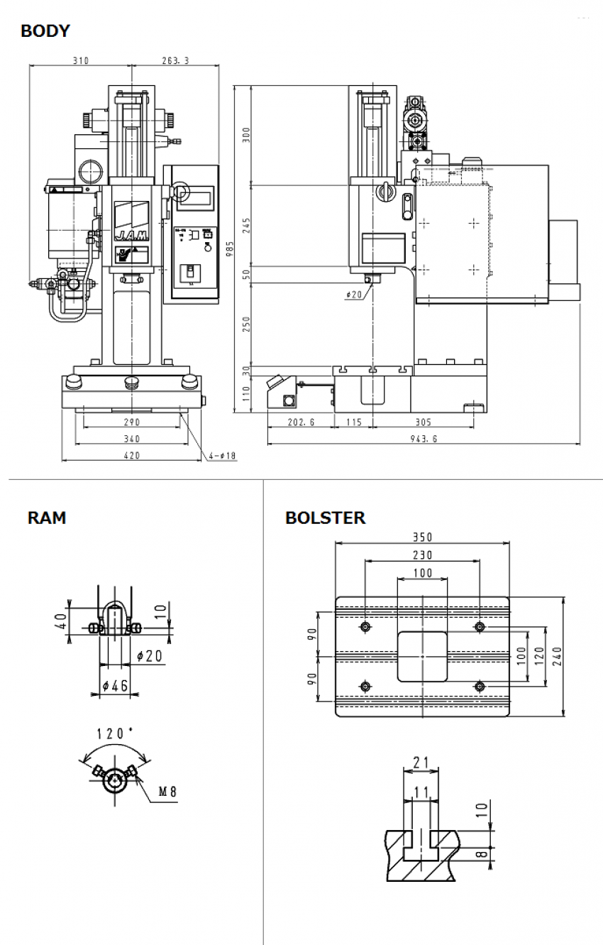 Máy ép thủy lực 3 tấn HYP305SP 1