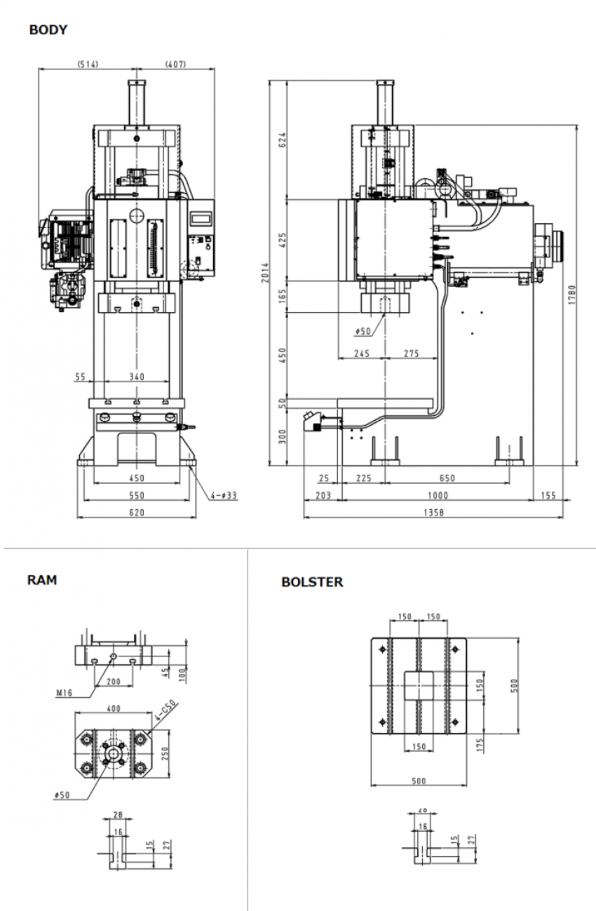 Máy ép thủy lực 30 tấn HYP3000P 1
