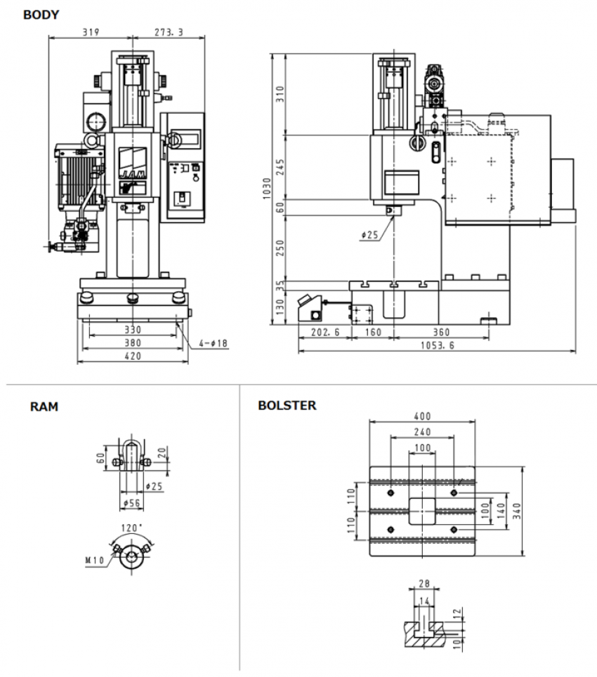 Máy ép thủy lực 5 tấn HYP505SP 1