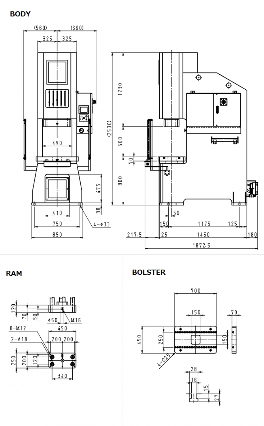 Máy ép thủy lực 50 tấn HYP5000P 1