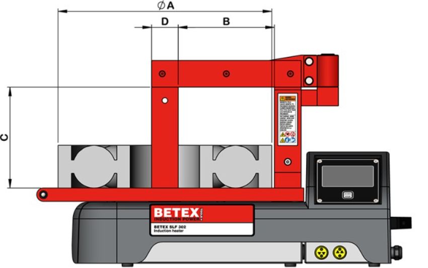 Thông số kỹ thuật của máy gia nhiệt vòng bi BETEX SLF 302 Smart (2 kênh nhiệt độ)