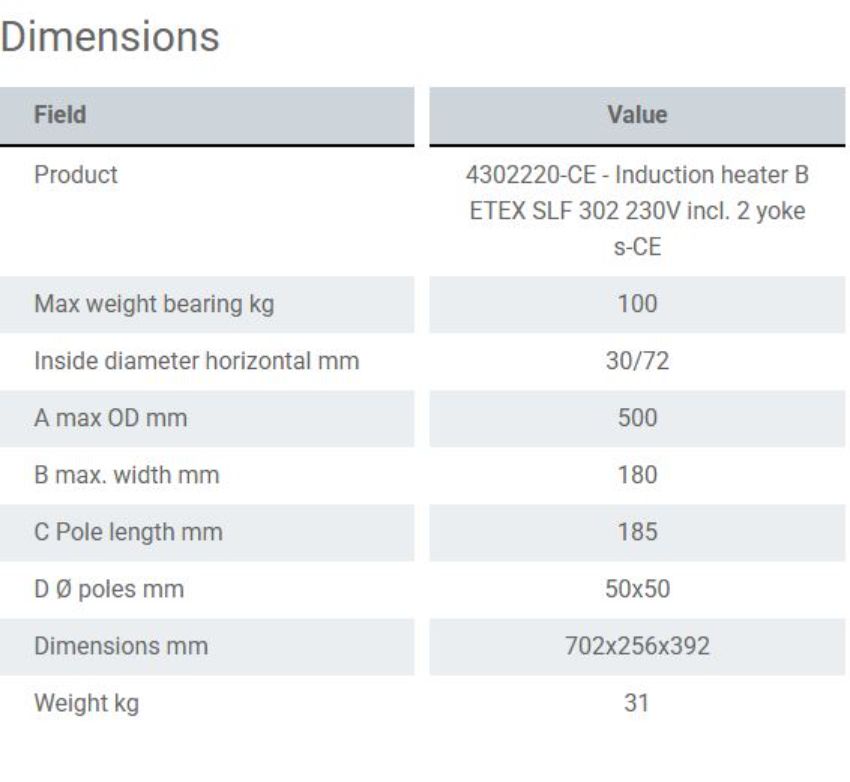 Máy gia nhiệt vòng bi BETEX SLF 302 Smart (2 kênh nhiệt độ) 7