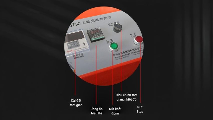 Máy gia nhiệt vòng bi cảm ứng GJT30W-3C 5