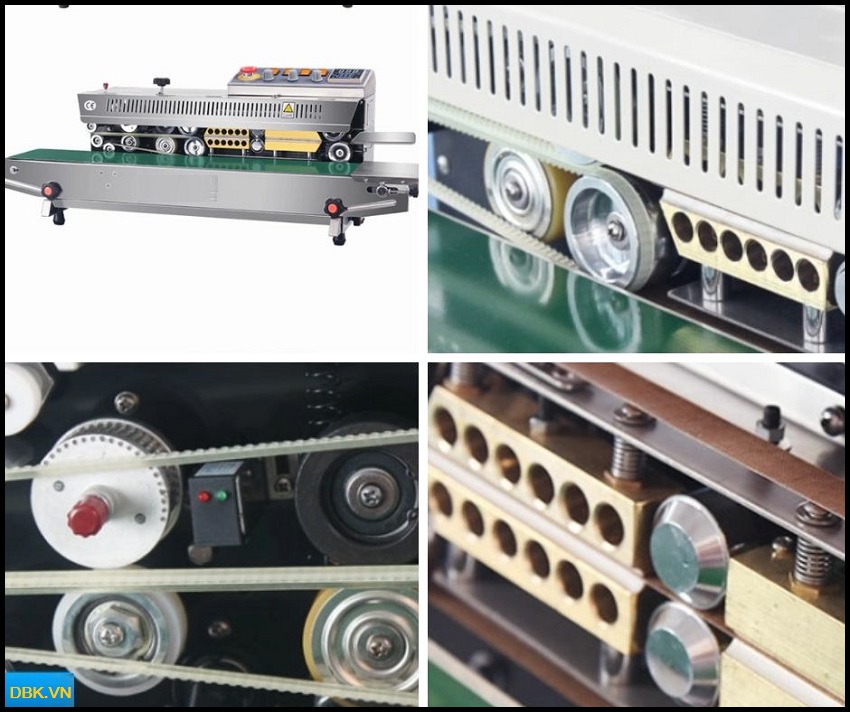 Máy hàn miệng túi liên tục có in date DBK FRD-1000 2
