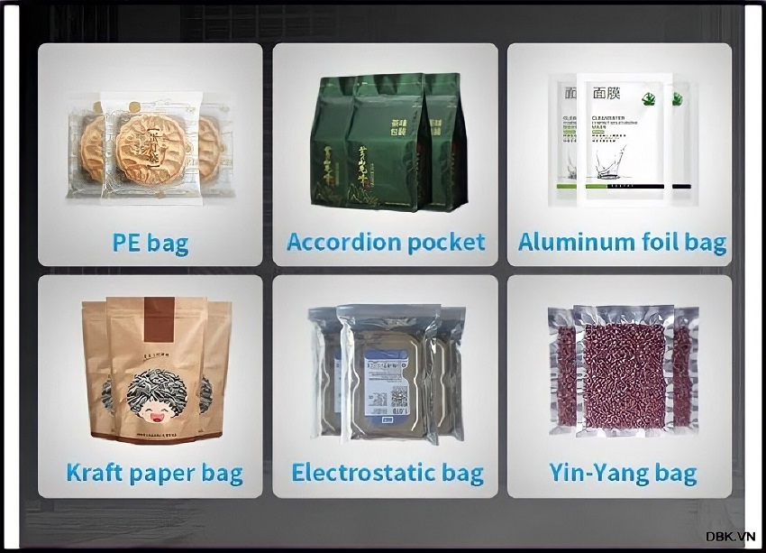 Máy hàn miệng túi liên tục có in date DBK FRD-1000 3