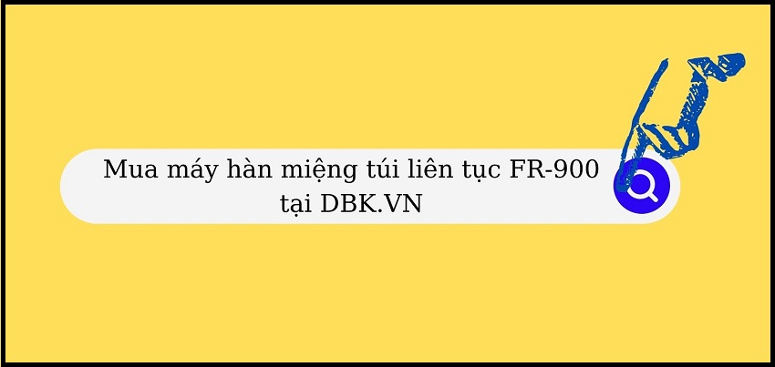 Máy hàn miệng túi liên tục DBK FR-900 4
