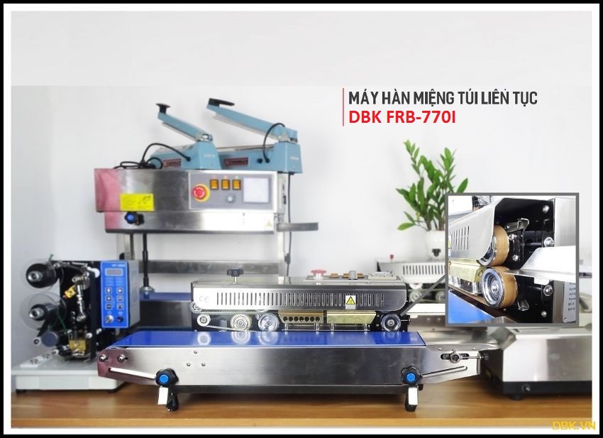 Máy hàn miệng túi liên tục DBK FRB-770I 0