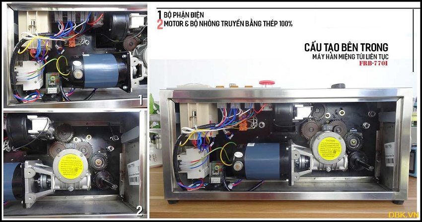 Máy hàn miệng túi liên tục DBK FRB-770I 1