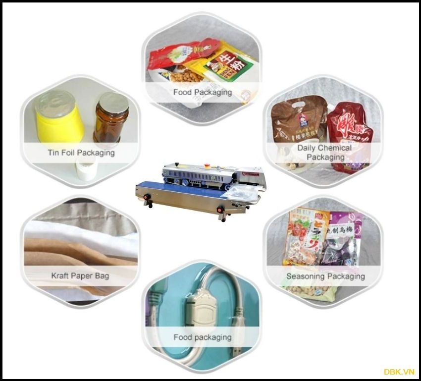 Máy hàn miệng túi liên tục DBK FRB-770I 3