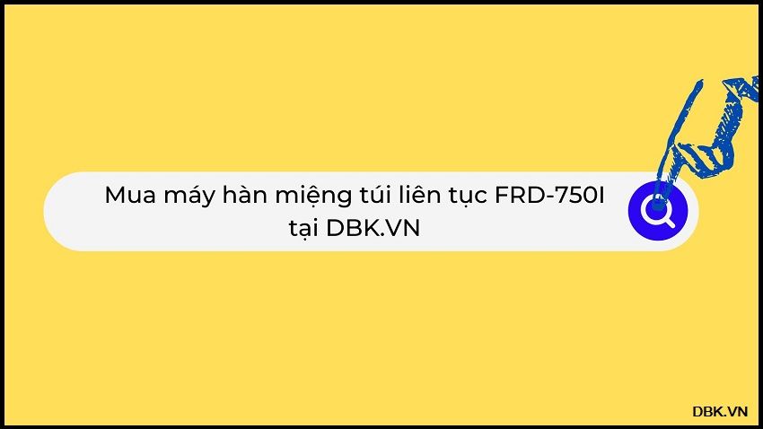 Máy hàn miệng túi liên tục DBK FRD-750I 4