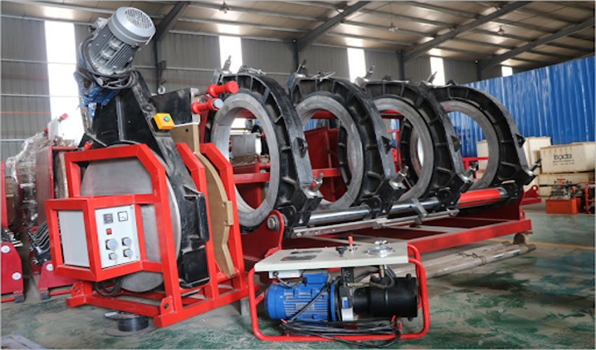Máy hàn ống nhựa HDPE thủy lực 250mm Huajin HDC-250 4