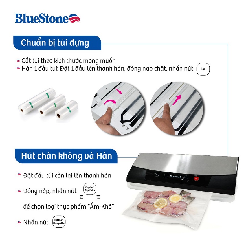 máy hút chân không bluestone vsb-2735-4