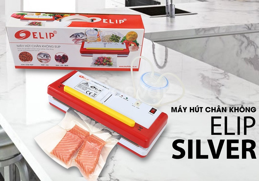 máy hút chân không elip silver