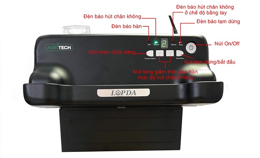 Máy hút chân không mini LOPDA EM 2704A 1