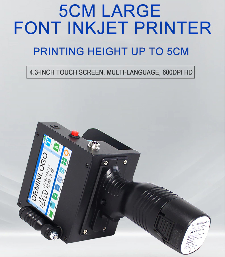 Máy in date mini cầm tay DBK Printer T5 50mm