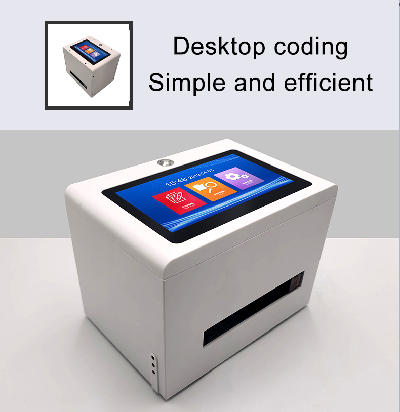 Máy in date mini in hạn sử dụng, in logo, in mã vạch, QR trên mọi chất liệu DBK Somrt X2 1