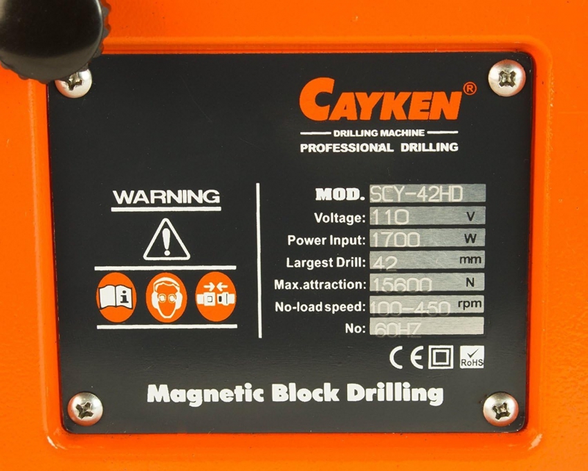 Máy Khoan Từ Cayken SCY-42HD (42mm,1700W) 7