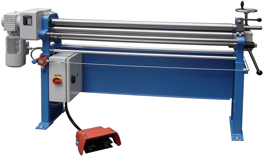 Máy lốc tôn điện 1250mm, dày 3.0mm DBK 125030 3