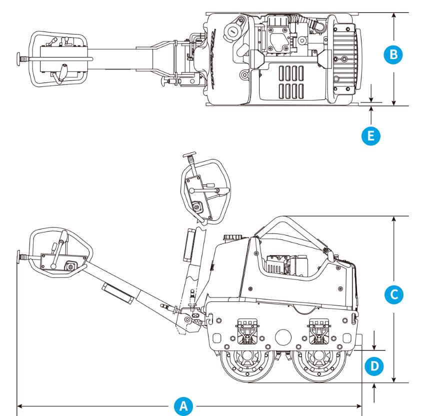 Máy lu dắt tay Mikasa MRH-501DS 1