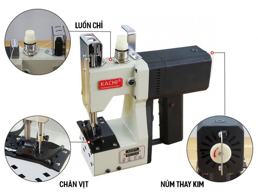 Thông số của máy may bao chạy điện Kachi GK9-200 