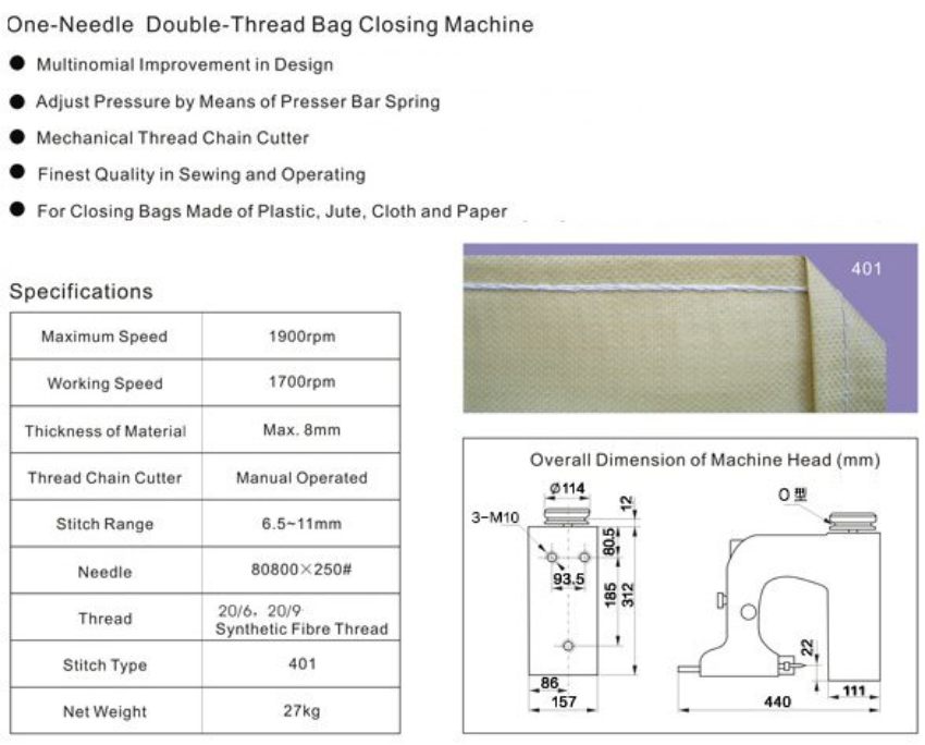 Máy may bao công nghiệp DBK GK35-2C (1 kim 2 chỉ) 4