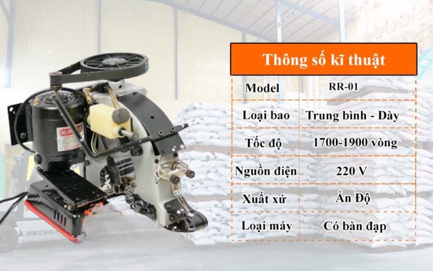 Máy may bao để bàn 2 kim 2 chỉ RUNNER 2