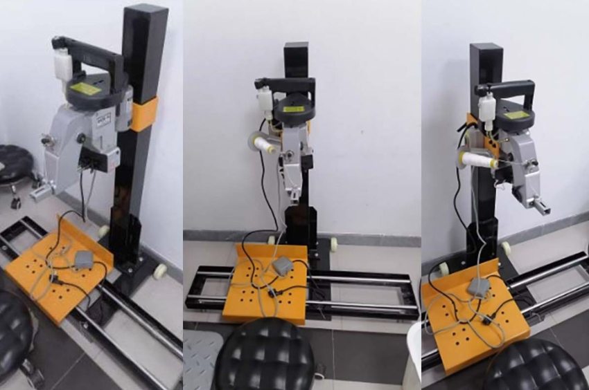 Máy may bao trụ đứng có đế trượt 0