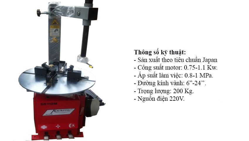 Máy ra vào lốp xe máy điện, tay ga DBK SR112M 2