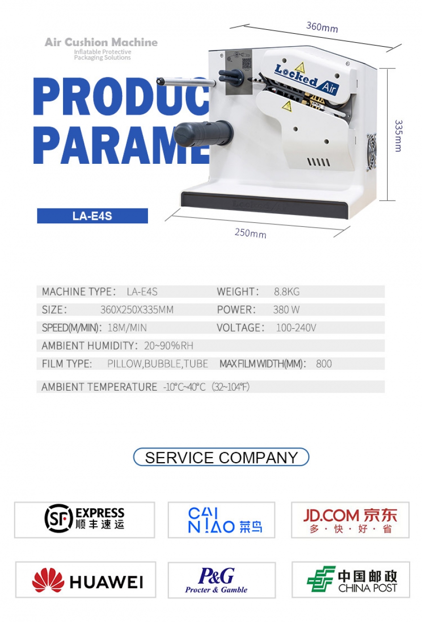 Máy thổi túi đệm khí Locked Air LA-E4S 7