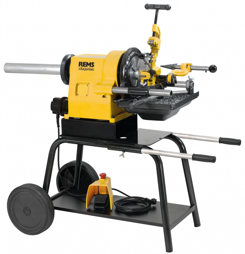 Máy tiện ren ống 16 - 63mm REMS Magnum 1