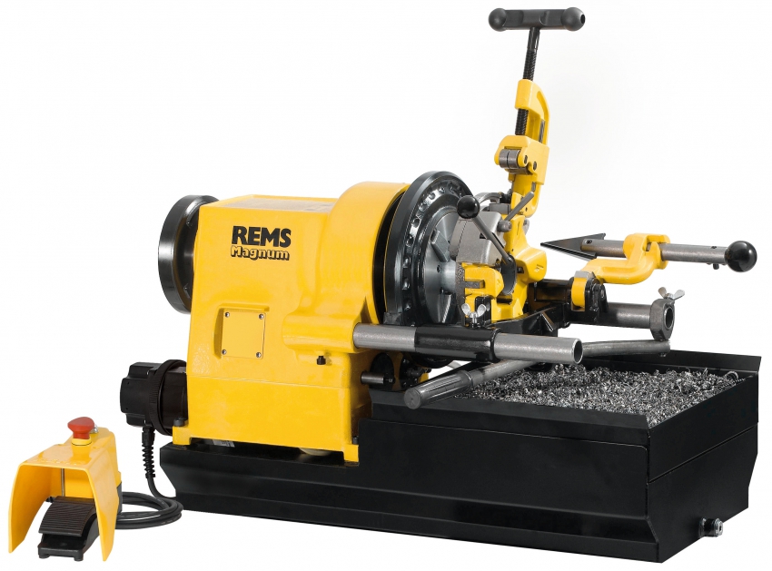 Máy tiện ren ống 16 - 63mm REMS Magnum 2