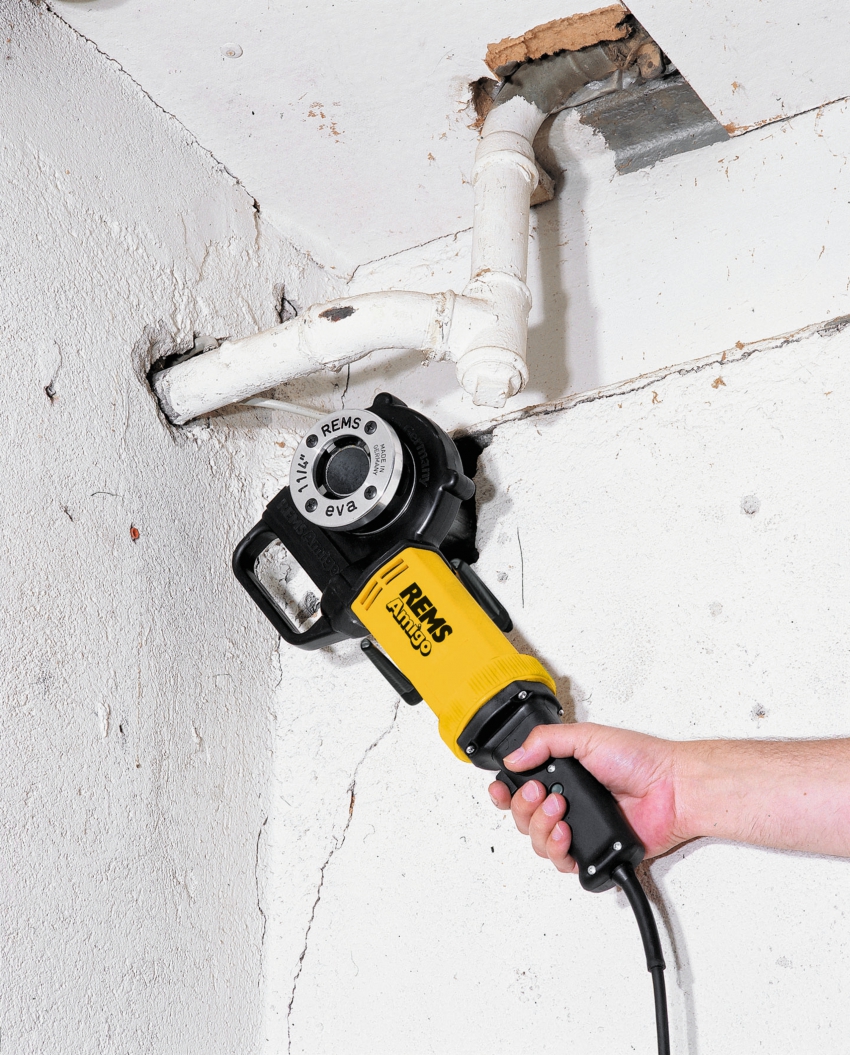 Máy tiện ren ống cầm tay 16 - 40mm REMS AMIGO 5