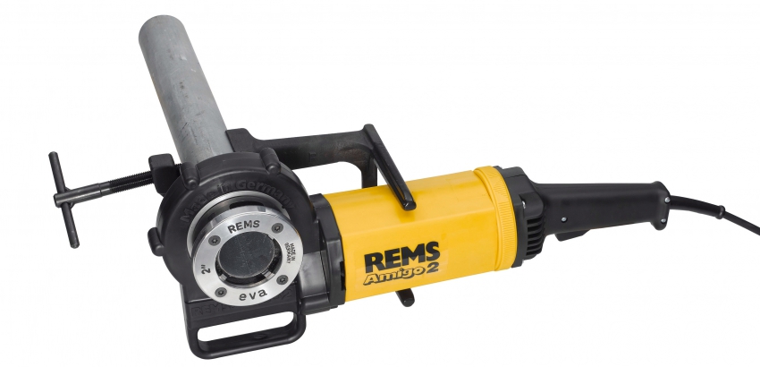 Máy tiện ren ống cầm tay 16 - 50mm REMS AMIGO 2 2