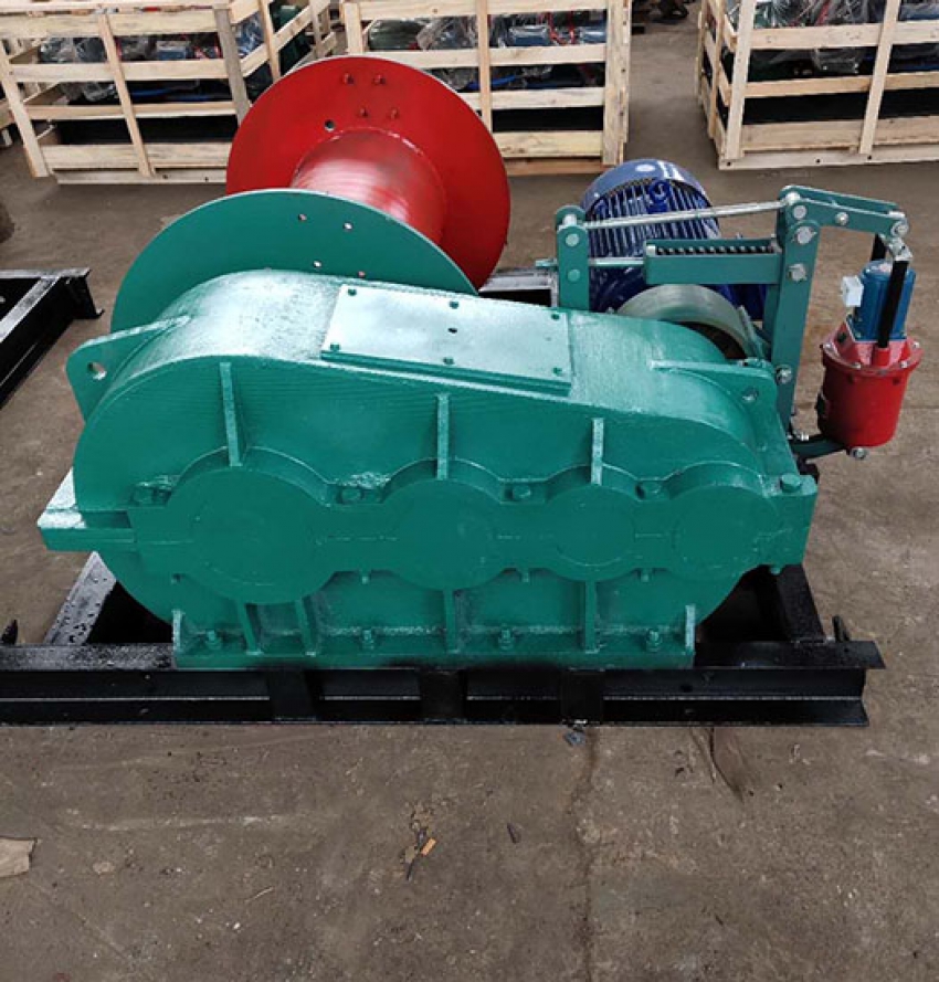 Máy tời kéo cáp điện tốc độ thấp 16 tấn JM16 2