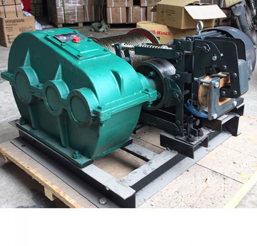 Máy tời kéo cáp điện tốc độ thấp 5 tấn JM5 1