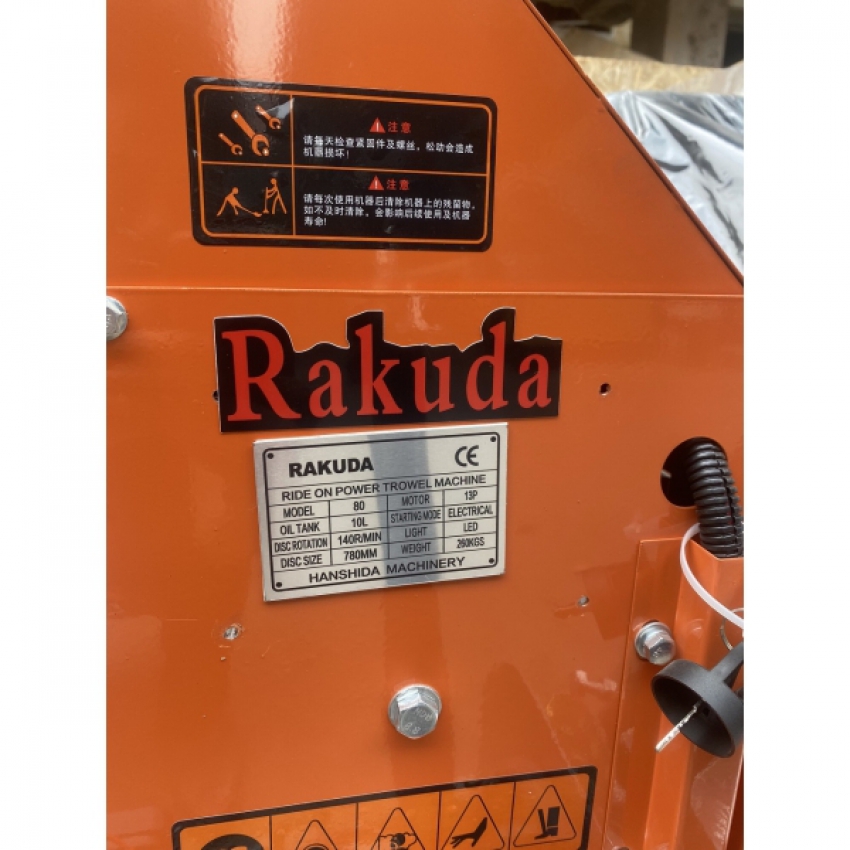 Máy xoa nền bê tông đôi Rakuda - mâm xoa 800mm 3