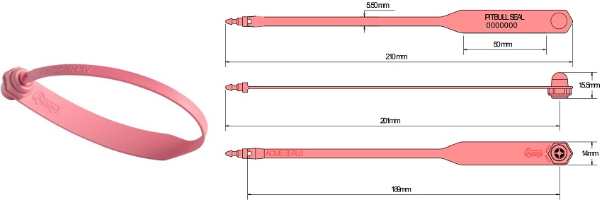 thông số seal niêm phong nhựa cố định dbk pitbull