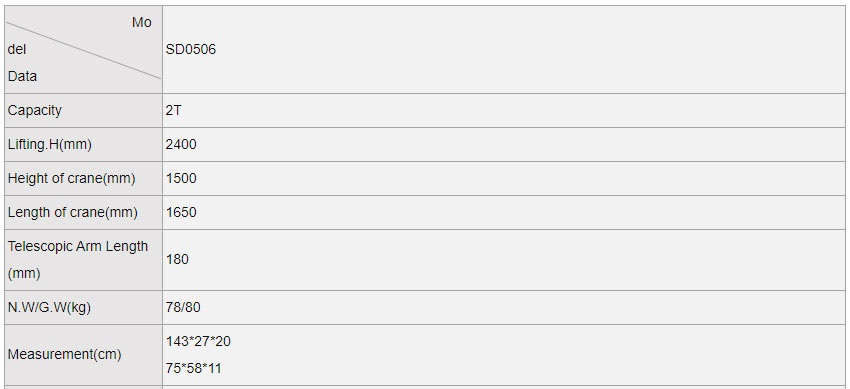 Cẩu móc động cơ 2 tấn DBK 1